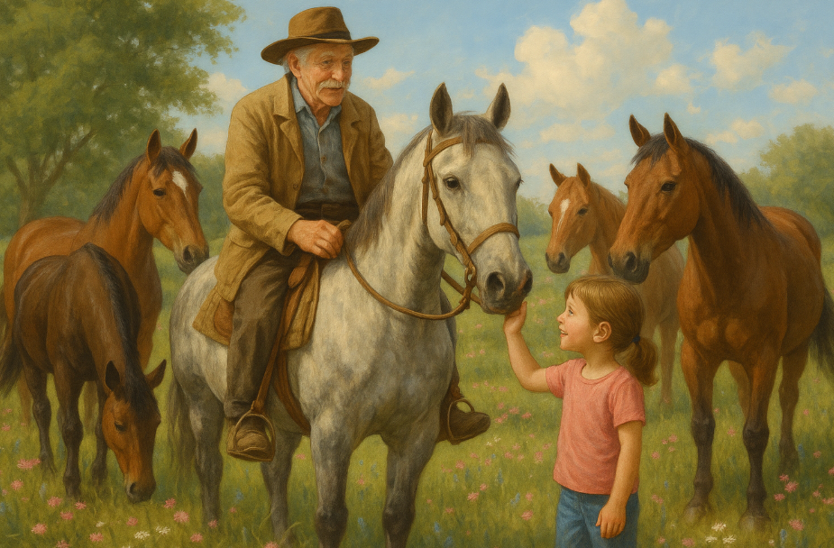 Para una niña y su caballito