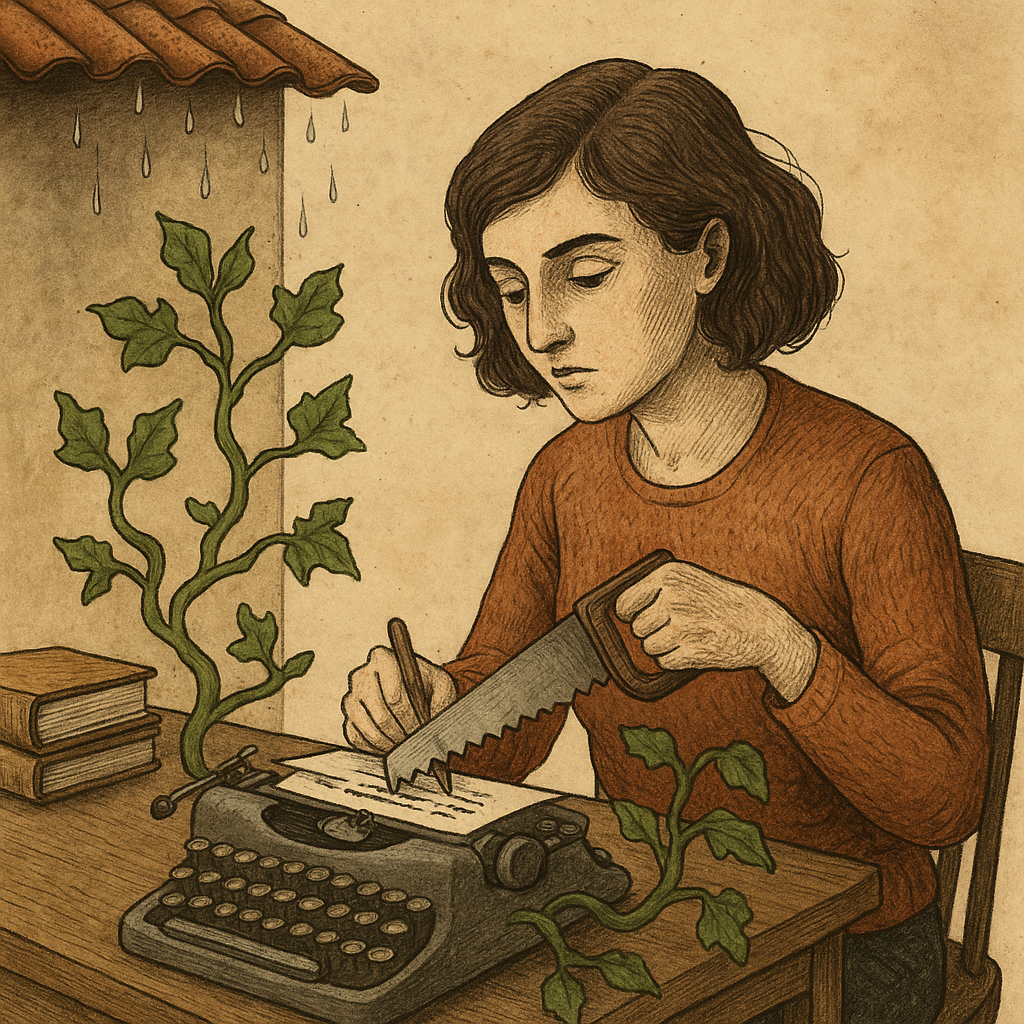 Yo, escritora.